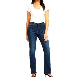 NWT Levi's 725 High Rise Bootcut Jeans Retro Y2K Blue 28